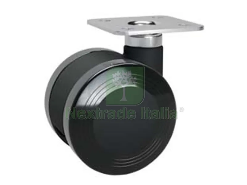 4PZ Ruote Antitraccia in Poliuretano con Piastra Girevole "172" — Ferramenta per legno e mobili — rif. FERX.FER126915 4PZ Ruote Antitraccia in Poliuretano con Piastra Girevole "172" — Ferramenta per legno e mobili — rif. FERX.FER126915