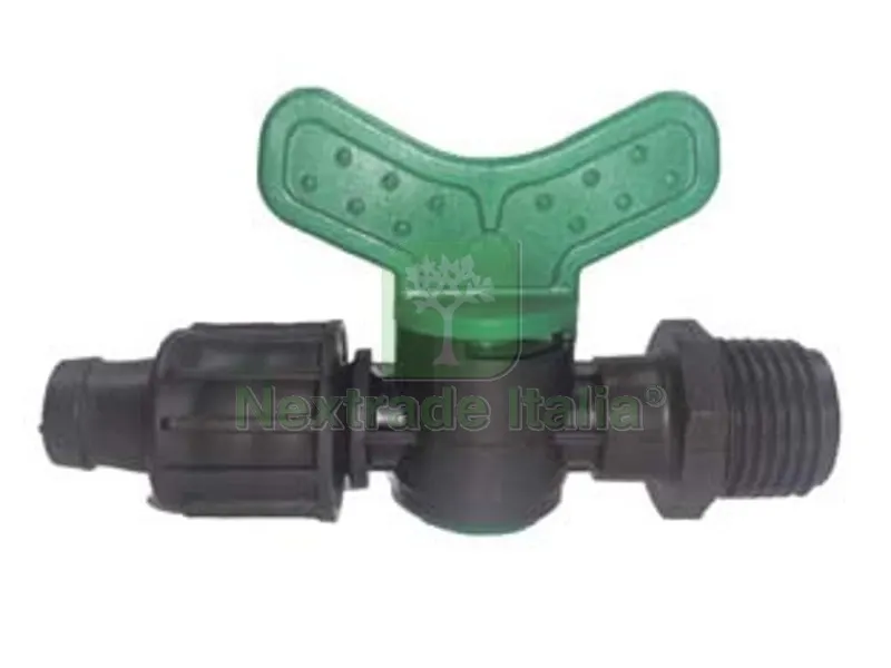 50PZ VALVOLA PER "TAPE" CON MASCHIO E ATTACCO RAPIDO IN POLIPROPILENE - ? mm.17xM 3/4" — Rubinetti e valvole — rif. FERX.FER129749 50PZ VALVOLA PER "TAPE" CON MASCHIO E ATTACCO RAPIDO IN POLIPROPILENE - ? mm.17xM 3/4" — Rubinetti e valvole — rif. FERX.FER129749