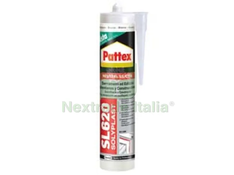 5PZ PATTEX SILICONE SISTA SL 620 NEUTRO TRASPARENTE - ml.300 — Adesivi e sigillanti — rif. FERX.FER131117