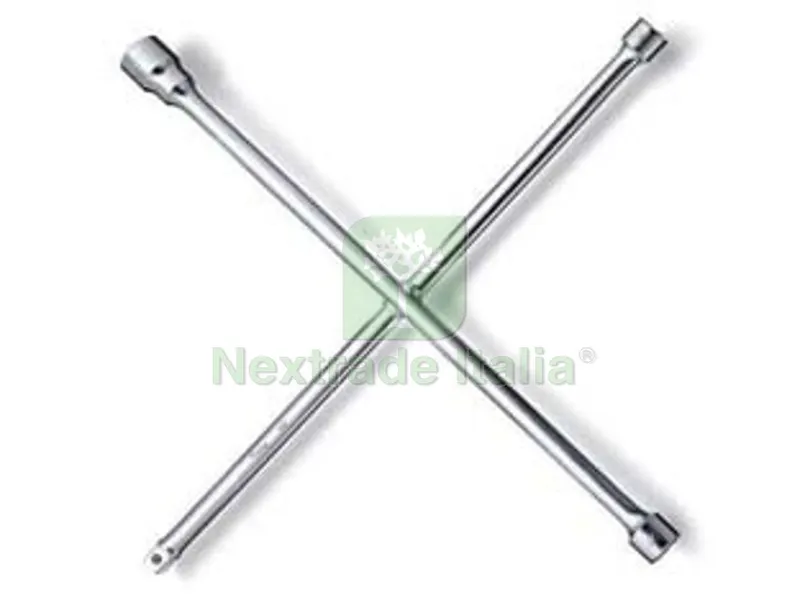 chiavi a croce per ruote cromate art.985 - per dadi mm.24-27-32 e quadro 3/4" — Bulloni, dadi e rondelle — rif. FERX.FER133722