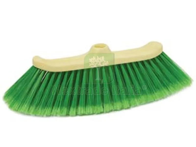 12PZ Scopa Domestica Pavone in Plastica - cm.36x10x12h. — Casalinghi e organizzazione — rif. FERX.FER135030