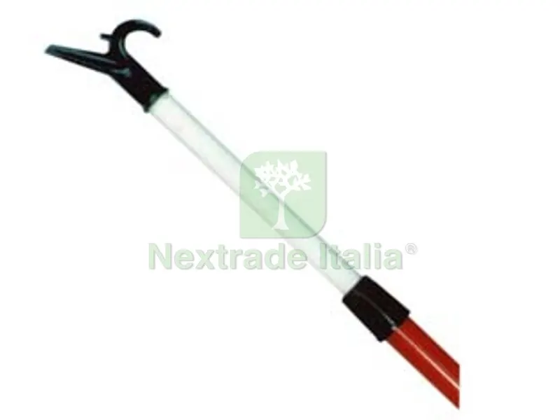 4PZ Asta Appendiabiti in Metallo Plastificato Estensibile - cm.64/130 ? mm.28 — Casalinghi e organizzazione — rif. FERX.FER135153