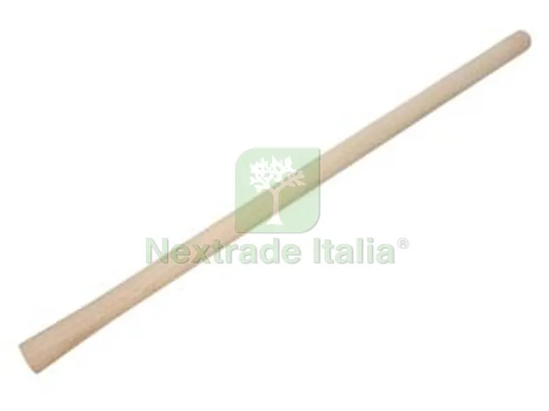 10PZ Manico in Faggio per Mazzascure - cm.90 ovale mm.51x37 — Manici e impugnature di ricambio — rif. FERX.FER136044