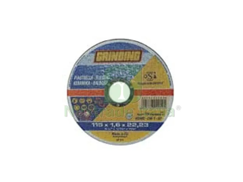50PZ DISCHI DA TAGLIO SOTTILE CENTRO PIANO PER PIASTRELLE ? MM.115 - ? mm.115x1,6 foro 22,2 da taglio per piastrelle — Punte, frese e dischi — rif. FERX.FER136273 50PZ DISCHI DA TAGLIO SOTTILE CENTRO PIANO PER PIASTRELLE ? MM.115 - ? mm.115x1,6 foro 22,2 da taglio per piastrelle — Punte, frese e dischi — rif. FERX.FER136273