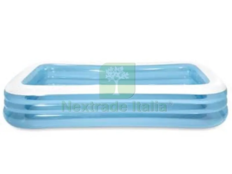 piscina gonfiabile rettangolare +6 anni - cm.305x183x56h. - peso kg.7,3 (58484) — Gonfiabili e galleggianti — rif. FERX.FER136310 piscina gonfiabile rettangolare +6 anni - cm.305x183x56h. - peso kg.7,3 (58484) — Gonfiabili e galleggianti — rif. FERX.FER136310