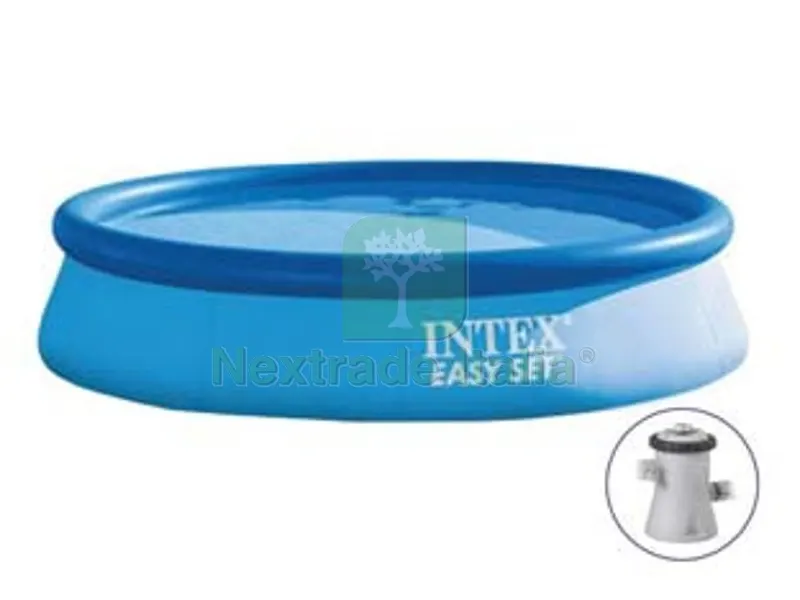 Piscina "easy SET" Rotonda Autoportante con Pompa Filtro CM.305X76H. - Capacit? LT.3853 - KG.10,8 (28122) — Tempo libero outdoor — rif. FERX.FER136327