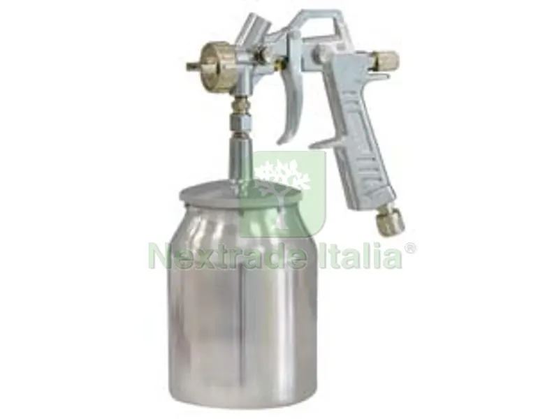 AEROGRAFO SERBATOIO INFERIORE CON ATTACCO DADO CAPETTATO - ugello mm.1,5 — Spatole e attrezzi per stesura — rif. FERX.FER137522
