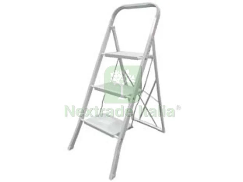 Sgabello in Acciaio - 4 gradini cm.45x3x141h. — Arredo — rif. FERX.FER138475
