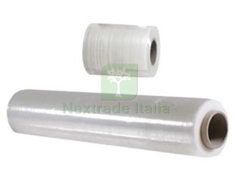 6PZ FILM ESTENSIBILE MANUALE NEUTRO - cm.50h. lunghezza rotolo mt.150 - spessore My 23 — Teli e film di protezione — rif. FERX.FER140331 6PZ FILM ESTENSIBILE MANUALE NEUTRO - cm.50h. lunghezza rotolo mt.150 - spessore My 23 — Teli e film di protezione — rif. FERX.FER140331