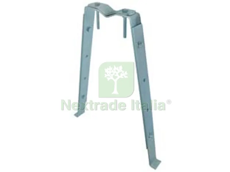 ZANCA DA MURARE AD "U" PER ANTENNA REGOLABILE - tipo regolabile cm.50/70 — Illuminazione — rif. FERX.FER140652 ZANCA DA MURARE AD "U" PER ANTENNA REGOLABILE - tipo regolabile cm.50/70 — Illuminazione — rif. FERX.FER140652