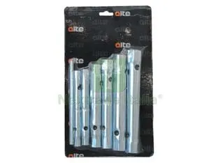 CHIAVI A TUBO DOPPIE IN SERIE 6 PEZZI - mm.6/7-8/9-10/11-12/13-14/15-16/17 — Tubi e raccordi — rif. FERX.FER142120
