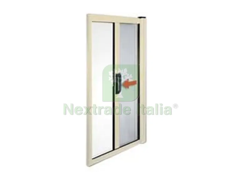 Zanzariera Kit a Molla per Porta Finestra NON Frizionata Bianco cm.160x250h. — Ferramenta porte e finestre — rif. FERX.FER142618