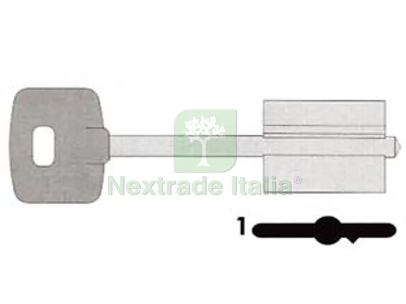 10PZ chiavi doppia mappa 00122 - 00122001 dx (tipo silca 5cs2p) — Chiavi grezze e duplicati — rif. FERX.FER143196 10PZ chiavi doppia mappa 00122 - 00122001 dx (tipo silca 5cs2p) — Chiavi grezze e duplicati — rif. FERX.FER143196
