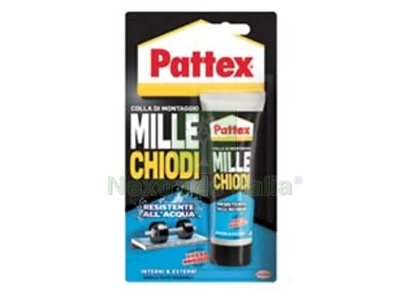 4BLISTER Pattex Millechiodi Water Resistant per Esterni e Interni - gr.100 — Chiodi e graffe — rif. FERX.FER143387 4BLISTER Pattex Millechiodi Water Resistant per Esterni e Interni - gr.100 — Chiodi e graffe — rif. FERX.FER143387