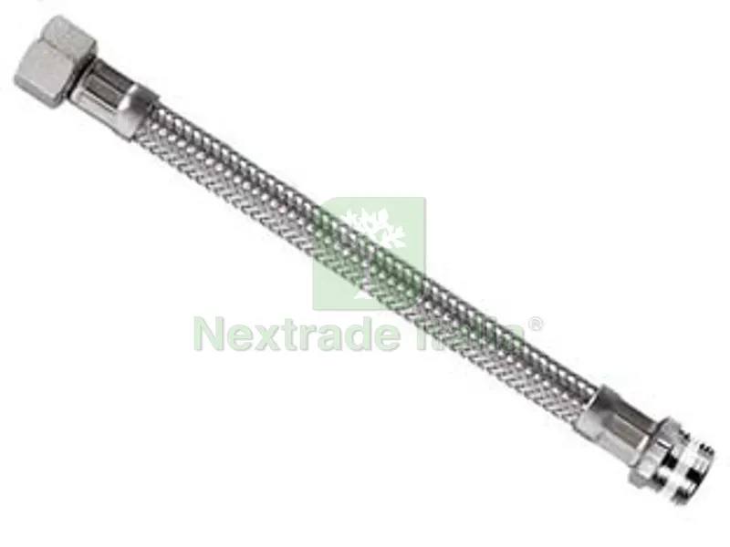 5PZ Flessibile Inox Parigi M1/2 - F1/2 "flexcore" - M 1/2" F 1/2" cm.40 — Flessibili e allacci — rif. FERX.FER144087 5PZ Flessibile Inox Parigi M1/2 - F1/2 "flexcore" - M 1/2" F 1/2" cm.40 — Flessibili e allacci — rif. FERX.FER144087