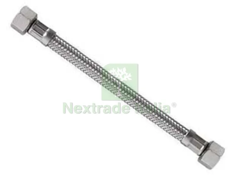 5PZ Flessibile Inox Parigi F1/2 - F1/2 "flexcore" - F 1/2" F 1/2" cm.30 — Flessibili e allacci — rif. FERX.FER144186 5PZ Flessibile Inox Parigi F1/2 - F1/2 "flexcore" - F 1/2" F 1/2" cm.30 — Flessibili e allacci — rif. FERX.FER144186
