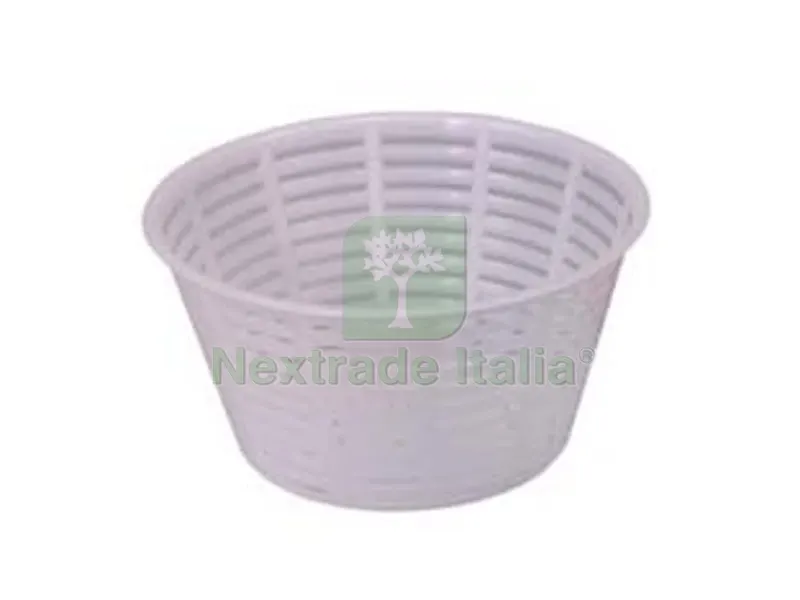 50PZ Fuscella a Perdere per Ricotta GR.300 - ? superiore cm.11,5 - ? inferiore cm.8x6,3h. — Casalinghi e organizzazione — rif. FERX.FER144711