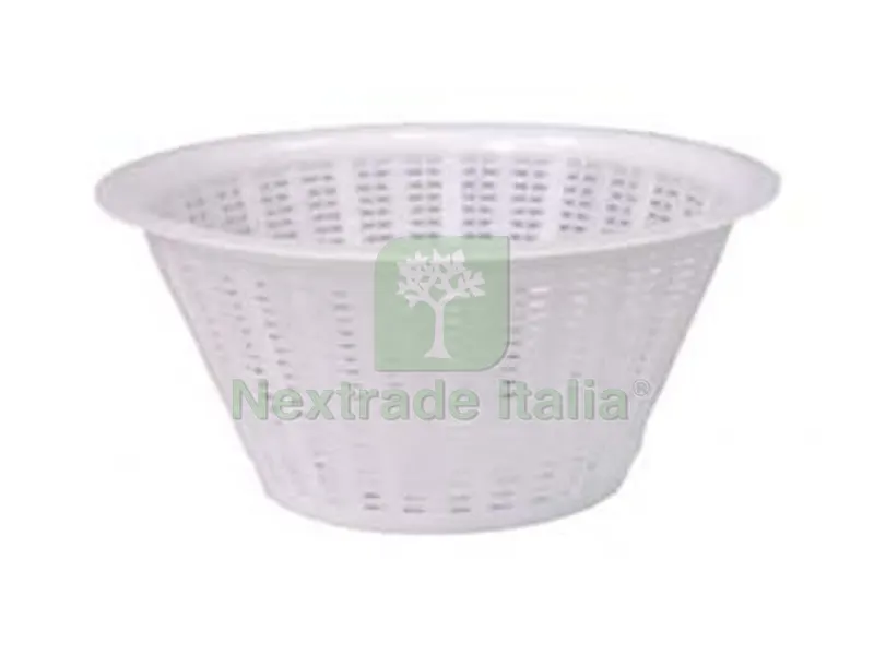 10PZ Fuscella per Ricotta GR.1000 - ? superiore cm.19,6 - ? inferiore cm.11,9x10h. — Casalinghi e organizzazione — rif. FERX.FER144728