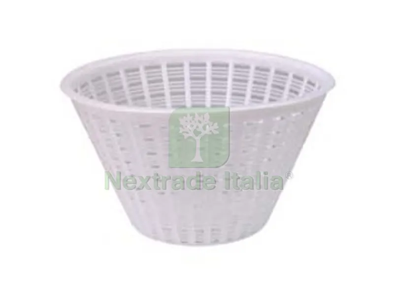 10PZ Fuscella per Ricotta GR.1000/1500 - ? superiore cm.19 - ? inferiore cm.9x11h. — Casalinghi e organizzazione — rif. FERX.FER144735