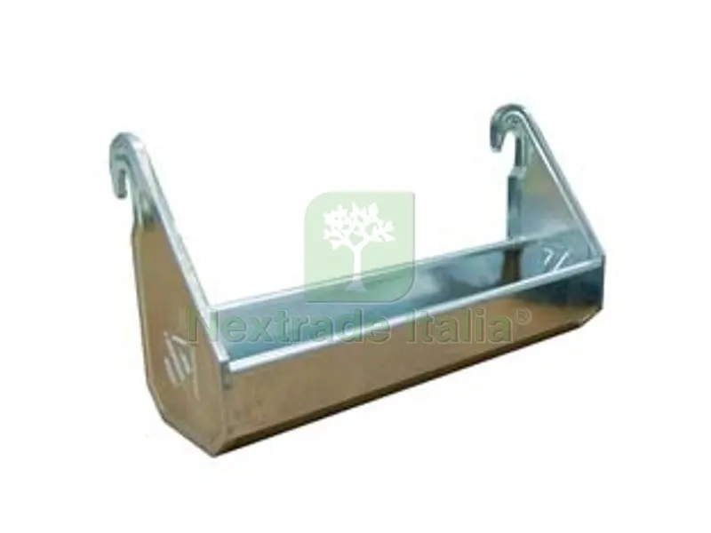 4PZ MANGIATOIA ABBEVERATOIO DA APPENDERE - cm.40x10x17h. — Mangimi e alimentazione — rif. FERX.FER145046