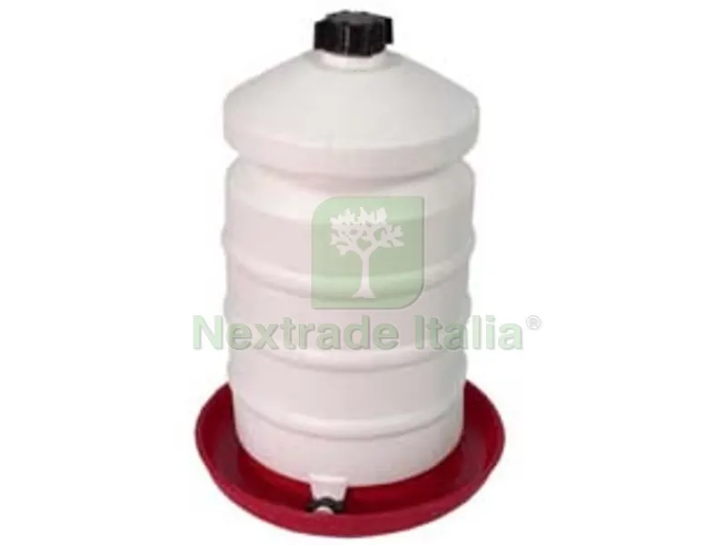 ABBEVERATOIO CON SERBATOIO IN PLASTICA A TERRA - lt.20 di capienza ? cm.36x53h. — Mangimi e alimentazione — rif. FERX.FER145107 ABBEVERATOIO CON SERBATOIO IN PLASTICA A TERRA - lt.20 di capienza ? cm.36x53h. — Mangimi e alimentazione — rif. FERX.FER145107