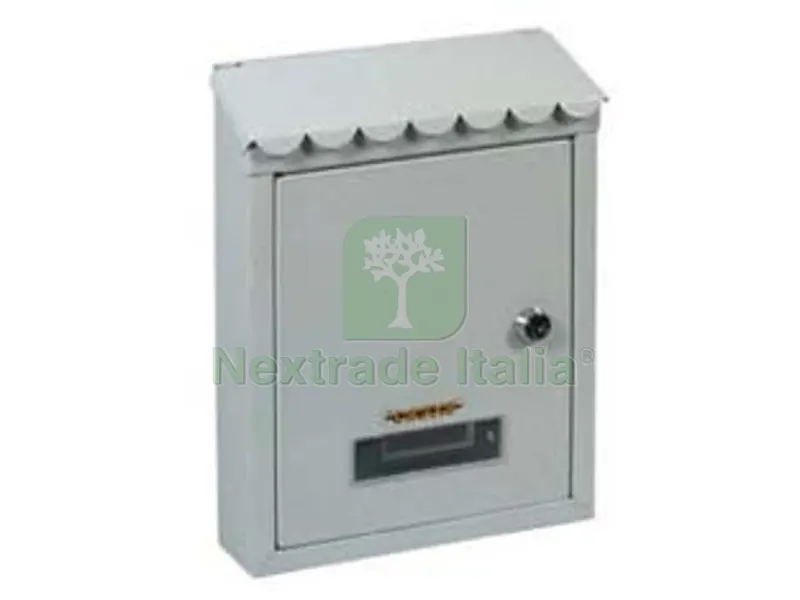 Cassetta Postale Media con Tetto e Chiave a Cilindro Bianca - cm.21x7x30h. - colore bianco — Serrature e cilindri — rif. FERX.FER145725 Cassetta Postale Media con Tetto e Chiave a Cilindro Bianca - cm.21x7x30h. - colore bianco — Serrature e cilindri — rif. FERX.FER145725