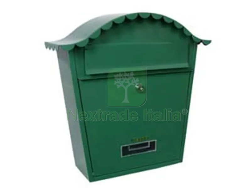 Cassetta Postale Portariviste Sagomata per Esterni Verde - cm.36X13x36h. - colore verde — Cornici e portafoto — rif. FERX.FER145770 Cassetta Postale Portariviste Sagomata per Esterni Verde - cm.36X13x36h. - colore verde — Cornici e portafoto — rif. FERX.FER145770