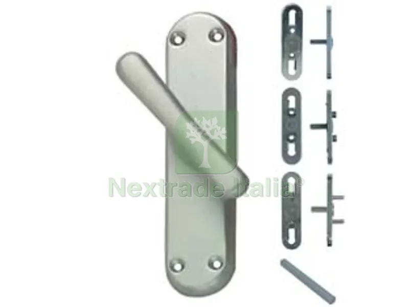 2PZ CREMONESI E MARTELLINE KAROL IN ZAMA FINITURA OTTONE CROMO SATINATO - movimento martellina quadro mm.7 — Maniglie e pomelli — rif. FERX.FER148030 2PZ CREMONESI E MARTELLINE KAROL IN ZAMA FINITURA OTTONE CROMO SATINATO - movimento martellina quadro mm.7 — Maniglie e pomelli — rif. FERX.FER148030