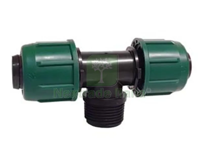 10PZ TEE 90° A COMPRESSIONE ALA PN4 FILETTO MASCHIO 16X3/4" x16 — Tubi e raccordi — rif. FERX.FER147378 10PZ TEE 90° A COMPRESSIONE ALA PN4 FILETTO MASCHIO 16X3/4" x16 — Tubi e raccordi — rif. FERX.FER147378