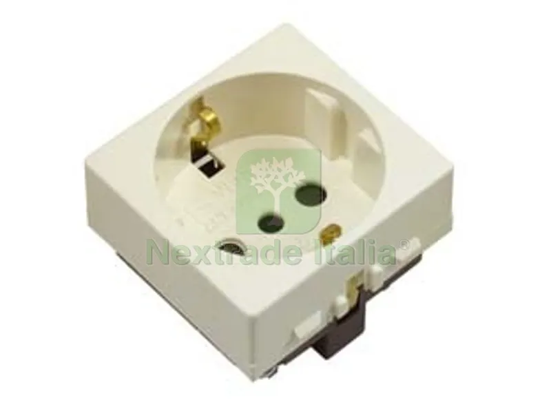 3PZ PRESA SICUREZZA SCHUKO P30 "VENUS" - 2 POLI+TERRA 16A SCHUKO P30 CON SICUREZZA (7048.D) — Interruttori e prese — rif. FERX.FER150293 3PZ PRESA SICUREZZA SCHUKO P30 "VENUS" - 2 POLI+TERRA 16A SCHUKO P30 CON SICUREZZA (7048.D) — Interruttori e prese — rif. FERX.FER150293