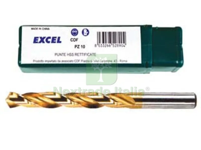 10PZ PUNTE HSS TITANIO - ? mm.8,5 — Punte, frese e dischi — rif. FERX.FER152068 10PZ PUNTE HSS TITANIO - ? mm.8,5 — Punte, frese e dischi — rif. FERX.FER152068