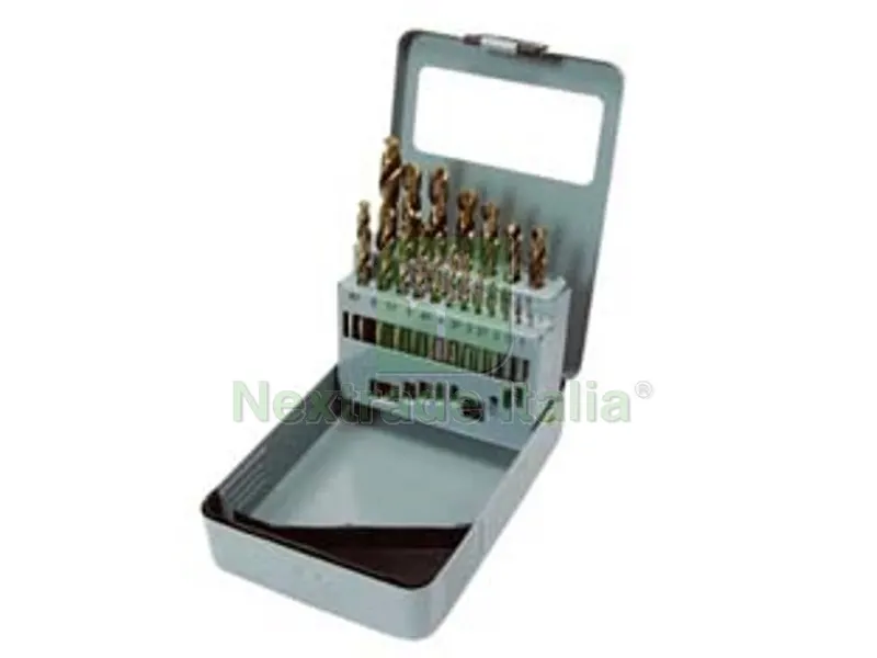 PUNTE HSS COBALTO IN SET 19 PEZZI — Punte, frese e dischi — rif. FERX.FER153256