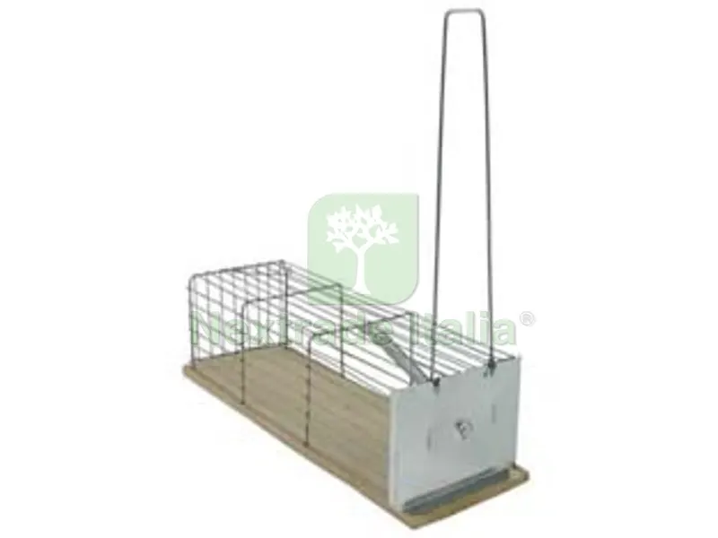 3PZ normali a galleria per topi base in acciaio inox - cm.21x9x8,5h — Protezione piante e sementi — rif. FERX.FER153454