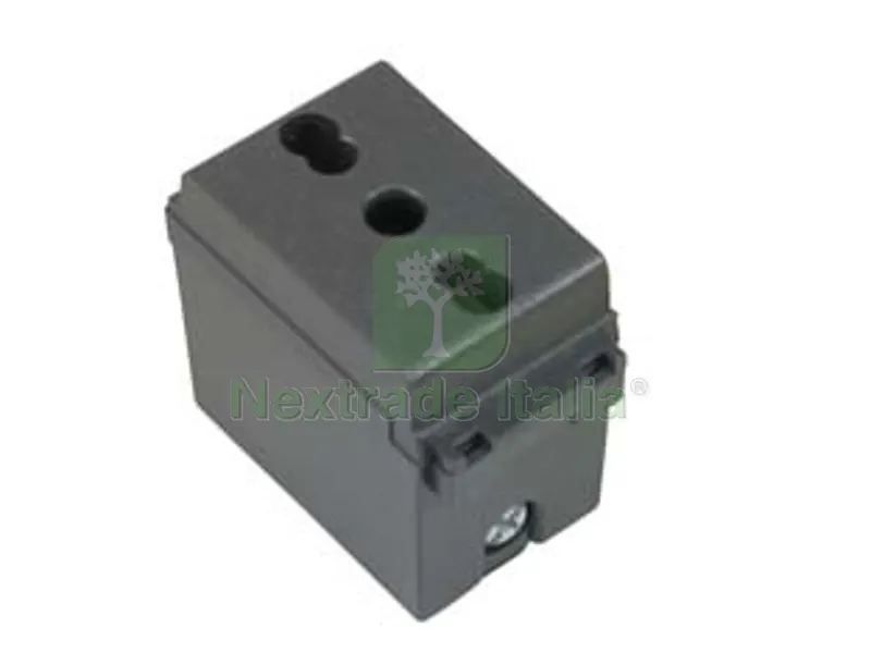 6PZ PRESA SICUREZZA BIVALENTE "ARC" - 2 poli+terra 10/16A alveoli ? mm.4/5 (7879) — Interruttori e prese — rif. FERX.FER153546