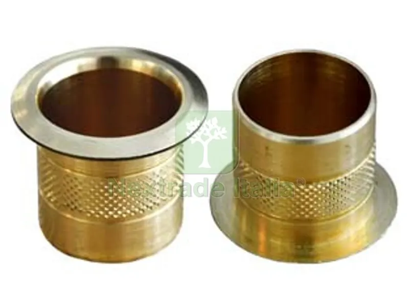 10PZ POZZETTI IN OTTONE PER ASTE - ? mm.22 — Serrature e cilindri — rif. FERX.FER153850 10PZ POZZETTI IN OTTONE PER ASTE - ? mm.22 — Serrature e cilindri — rif. FERX.FER153850