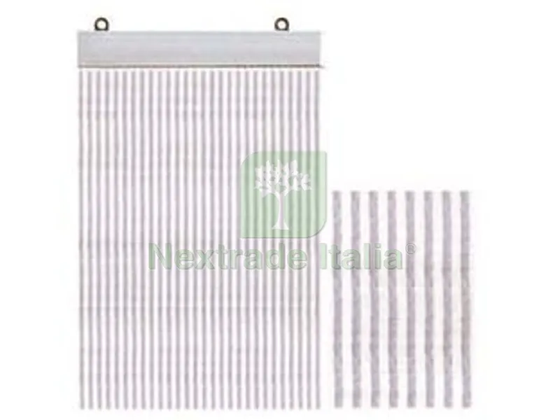 Tenda in PVC Tipo America Bianco - cm.125x230h. — Accessori bagno — rif. FERX.FER154000