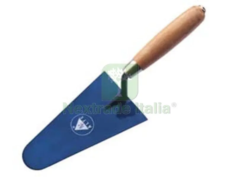 6PZ CAZZUOLA PUNTA TONDA MANICO LEGNO - mm.200 — Utensili muratura — rif. FERX.FER167635 6PZ CAZZUOLA PUNTA TONDA MANICO LEGNO - mm.200 — Utensili muratura — rif. FERX.FER167635