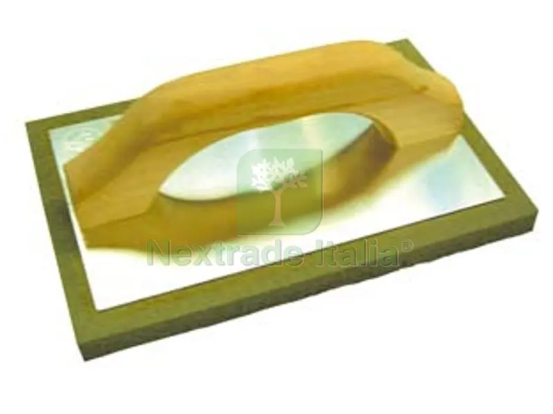 2PZ FRATTONE IN SPUGNA GRIGIA MANICO LEGNO - cm.21,5x13,5 — Utensili e segnaletica — rif. FERX.FER154550