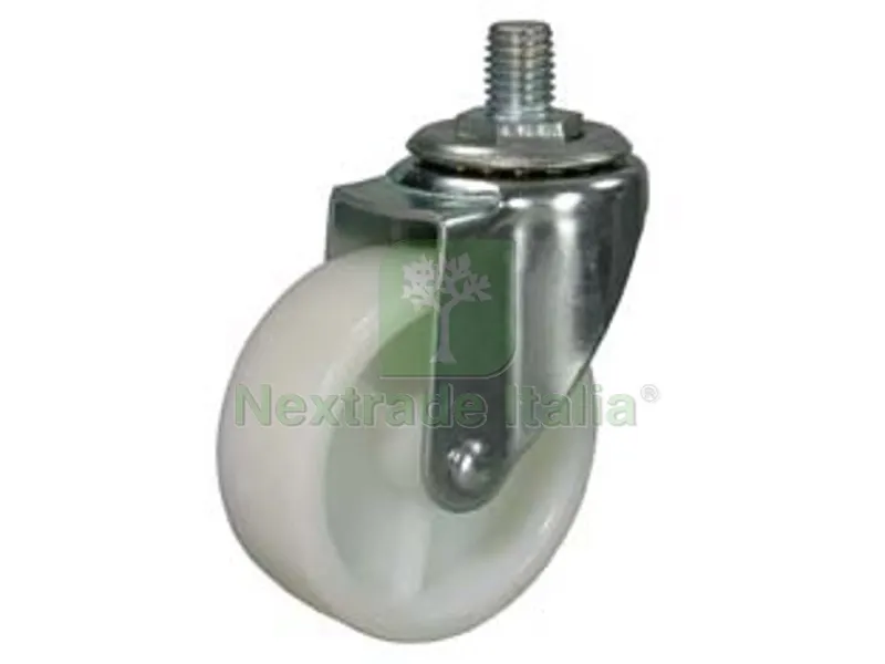 4PZ RUOTE CON PERNO "FORCELLA" - ø mm.65 perno ø mm.10x15 — Ferramenta per legno e mobili — rif. FERX.FER154710 4PZ RUOTE CON PERNO "FORCELLA" - ø mm.65 perno ø mm.10x15 — Ferramenta per legno e mobili — rif. FERX.FER154710