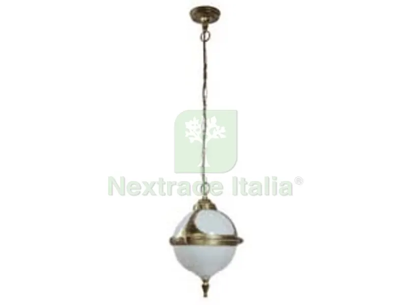 Lanterna con Catena Modello Olanda - 100w IP44 mm.230x1010h. — Illuminazione — rif. FERX.FER155151 Lanterna con Catena Modello Olanda - 100w IP44 mm.230x1010h. — Illuminazione — rif. FERX.FER155151