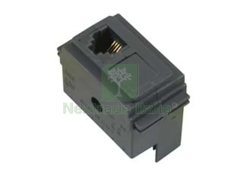 6PZ PRESA TELEFONO "ARC" - RJ11 4 contatti (7864.4) — Interruttori e prese — rif. FERX.FER155212 6PZ PRESA TELEFONO "ARC" - RJ11 4 contatti (7864.4) — Interruttori e prese — rif. FERX.FER155212