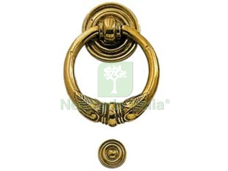 BATTENTE IMPERO IN OTTONE LUCIDO - mm.110x125h. — Accessori bagno — rif. FERX.FER155502