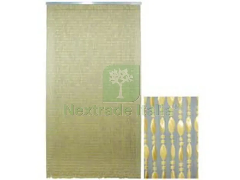 Tenda Corallo Beige - 96 fili cm.120x230h. — Accessori bagno — rif. FERX.FER156844