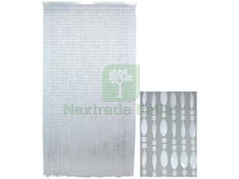 Tenda Corallo Bianco - 96 fili cm.120x230h. — Accessori bagno — rif. FERX.FER156851