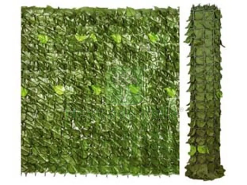 SIEPE ORNAMENTALE ARTIFICIALE CON FOGLIE LAURO - mt.20x1,5h. — Attrezzi da giardino — rif. FERX.FER221207 SIEPE ORNAMENTALE ARTIFICIALE CON FOGLIE LAURO - mt.20x1,5h. — Attrezzi da giardino — rif. FERX.FER221207