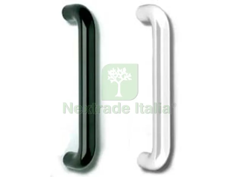 4PZ MANIGLIONE DIRITTO IN NYLON - mm.333x33x86h. - interfori mm.300 colore bianco — Maniglie e pomelli — rif. FERX.FER156950 4PZ MANIGLIONE DIRITTO IN NYLON - mm.333x33x86h. - interfori mm.300 colore bianco — Maniglie e pomelli — rif. FERX.FER156950