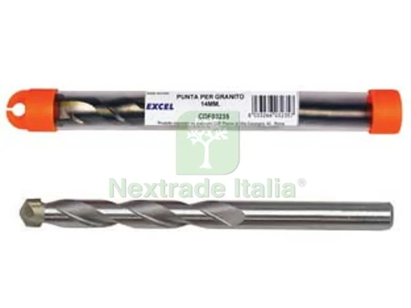 PUNTE SUPER "DD" PER MARMO-GRANITO-PORFIDO-PIETRA - ? mm.15X150 codolo ridotto mm.10 — Punte, frese e dischi — rif. FERX.FER161138 PUNTE SUPER "DD" PER MARMO-GRANITO-PORFIDO-PIETRA - ? mm.15X150 codolo ridotto mm.10 — Punte, frese e dischi — rif. FERX.FER161138
