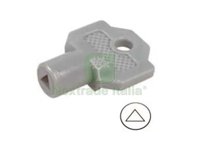 10PZ Chiave Plastica per Cilindro con Triangolo per Quadri Elettrici 154A — Serrature e cilindri — rif. FERX.FER159340