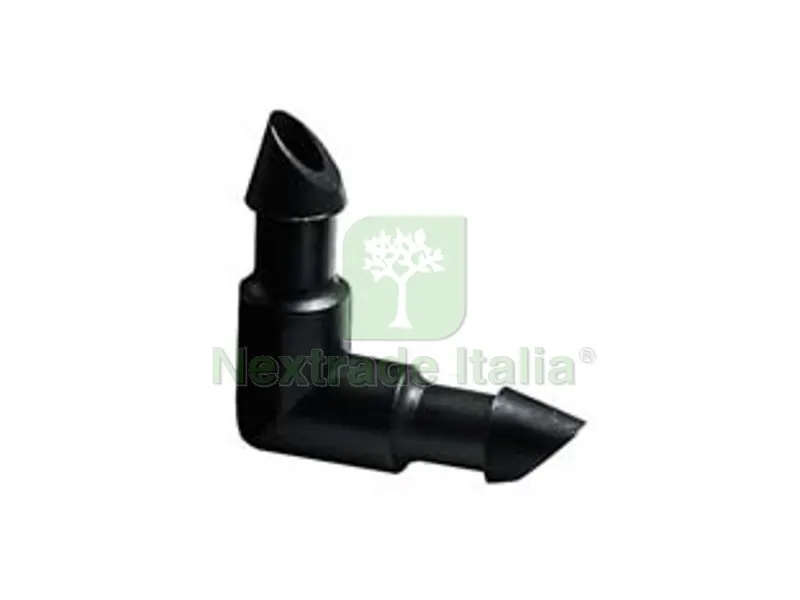 10BLISTER Raccordo di Giunzione a 90? per Microirrigazione - (5178) — Irrigazione — rif. FERX.FER159555 10BLISTER Raccordo di Giunzione a 90? per Microirrigazione - (5178) — Irrigazione — rif. FERX.FER159555