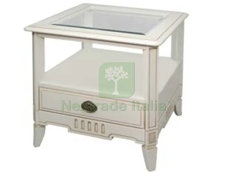 Tavolino Basso Quadrato Serie Provenza - cm.60x60x60,5h. — Arredo — rif. FERX.FER160186
